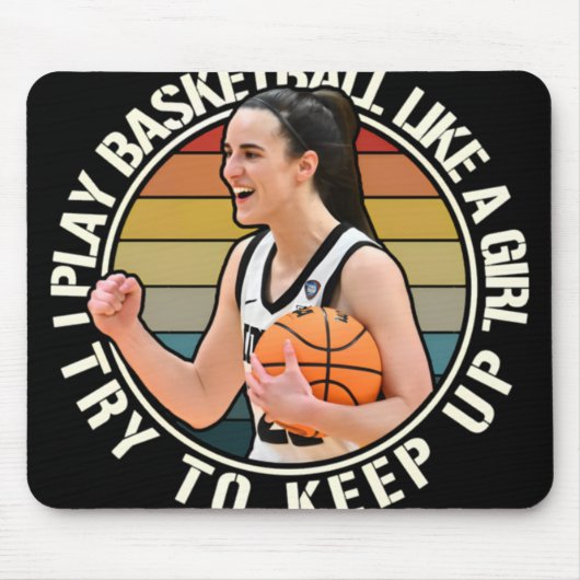 Basketball Girl Muismat (Voorkant)