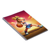 Basketball Girl Notitieboek (Rechterzijde)