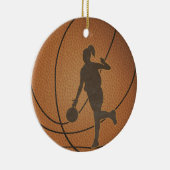 Basketball Girl Ornament (Rechts)