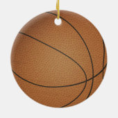 Basketball Girl Ornament (Achterkant)