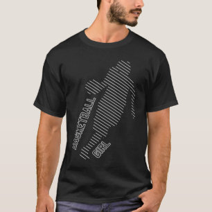 Basketball Girl Sign Basketballer Girls die van T T-shirt
