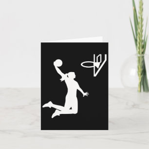 Basketball Girl Woman Kaart