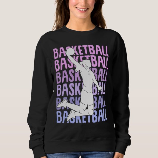 Basketball Girl Women Kids Trui (Voorkant)
