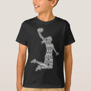 Basketball Girl Women Kinder Girls T-shirt