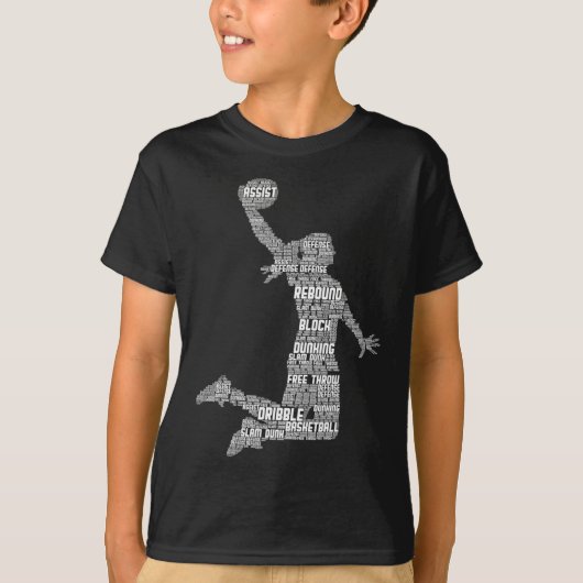Basketball Girl Women Kinder Girls T-shirt (Voorkant)
