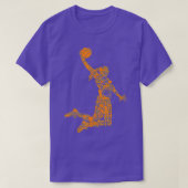 Basketball Girl Women Kinder T-shirt (Design voorkant)