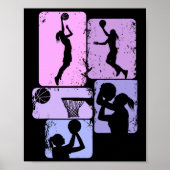 Basketball Girls Kinder Poster (Voorkant)