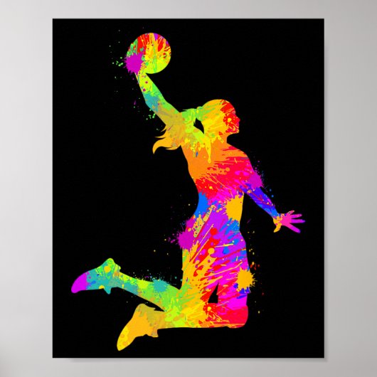 Basketball Girls Poster (Voorkant)
