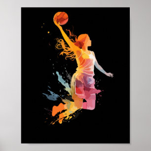 Basketball Girls Poster