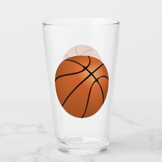 Basketball Glas (Achterkant)