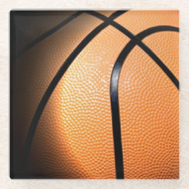 Basketball Glazen Onderzetter