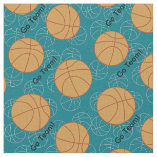 Basketball Go Team Fabric Stof