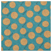 Basketball Go Team Fabric Stof (Swatch)