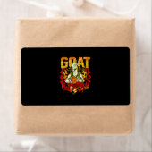 Basketball Goat Gift Etiket (Insitu)