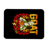Basketball Goat Gift Magneet (Horizontaal)