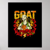 Basketball Goat Gift Poster (Voorkant)