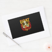 Basketball Goat Gift Rechthoekige Sticker (Envelop)