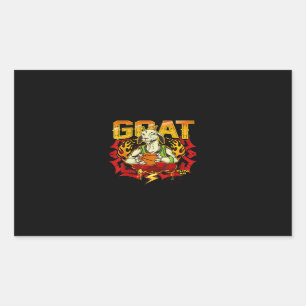 Basketball Goat Gift Rechthoekige Sticker