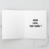 Basketball Good Luck Kaart (Binnen)