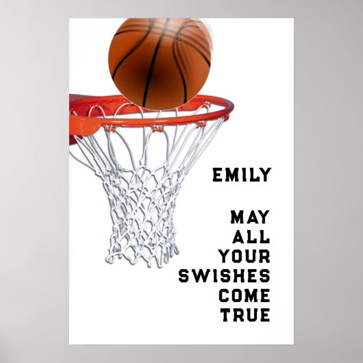 Basketball Good Luck Poster (Voorkant)