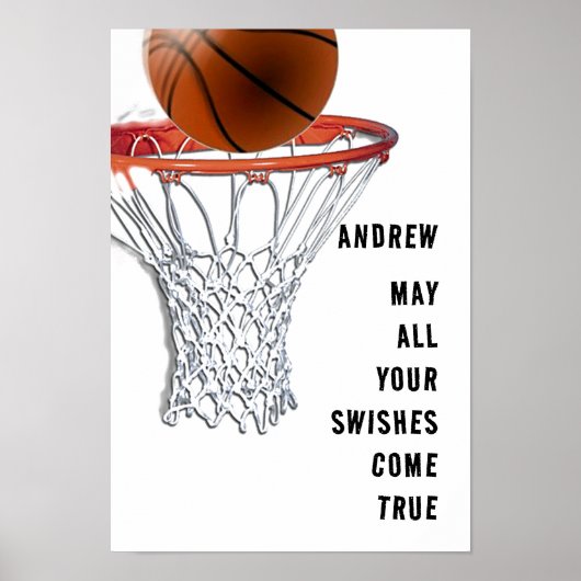 Basketball Good Luck Poster (Voorkant)