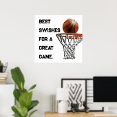 Basketball Good Luck Poster (Thuiskantoor)