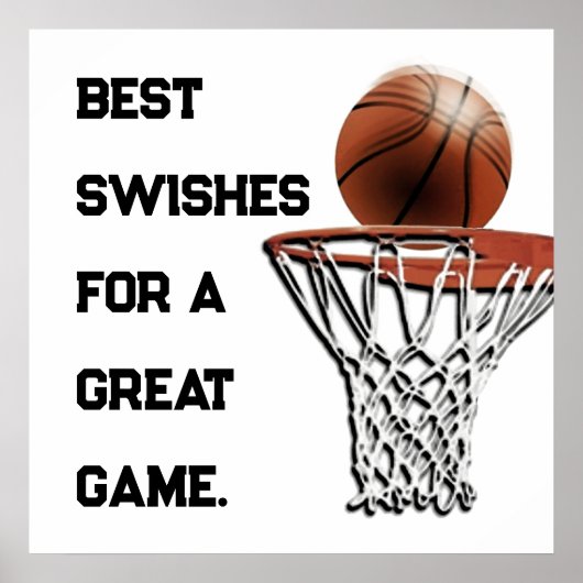 Basketball Good Luck Poster (Voorkant)