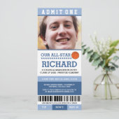 Basketball Graduation Party nodigt uit Kaart (Staand voorkant)