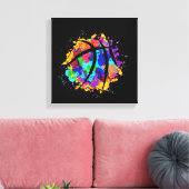 Basketball Grafisch Design Cool Basketball Canvas Afdruk (Insitu (Woonkamer))