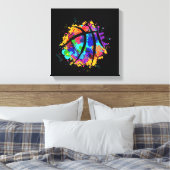 Basketball Grafisch Design Cool Basketball Canvas Afdruk (Insitu (Slaapkamer))