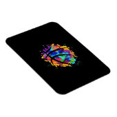Basketball Grafisch Design Cool Basketball Magneet (Rechterzijde)