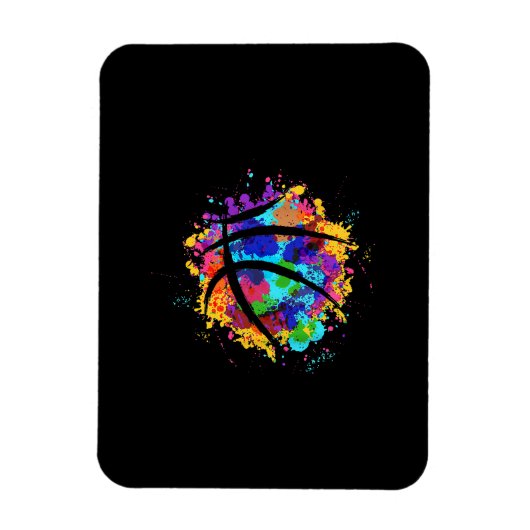 Basketball Grafisch Design Cool Basketball Magneet (Verticaal)