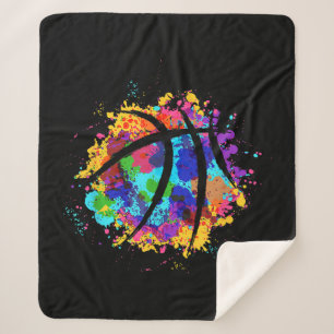  Basketball Grafisch Design Cool Basketball Sherpa Deken