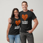 Basketball Grandy Basketball Heart Grandma Grandy T-shirt (Unisex)