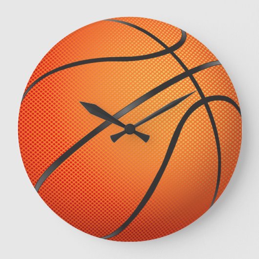 Basketball Graphic Grote Klok (Voorkant)