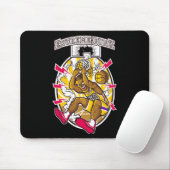 Basketball Graphic Muismat (Met muis)