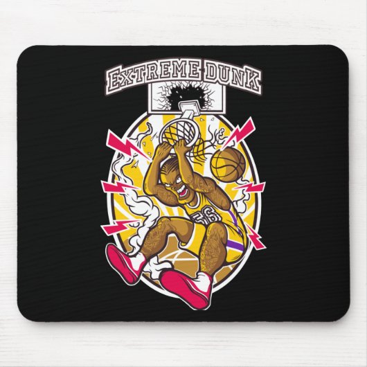 Basketball Graphic Muismat (Voorkant)