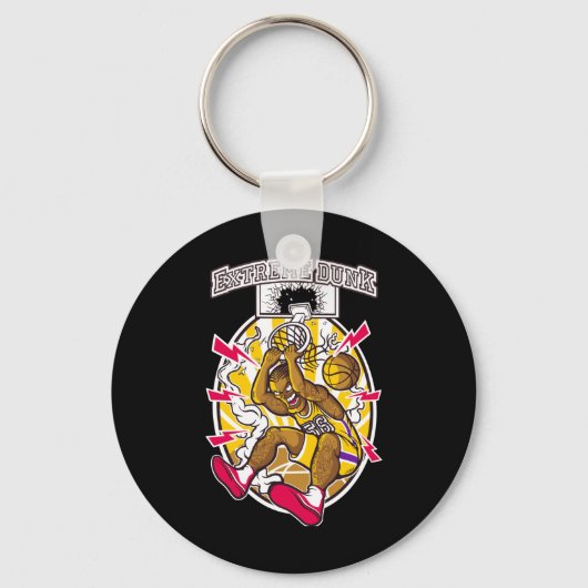 Basketball Graphic Sleutelhanger (Voorkant)