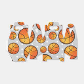 Basketball Gray Polka Dots Birthday Party Bedankdoosjes (Uitgevouwen)