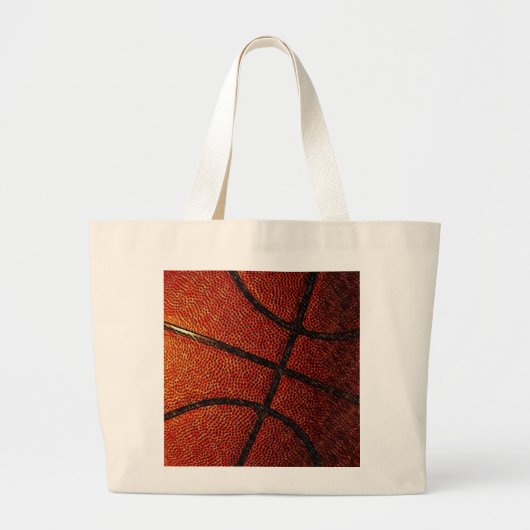 Basketball Grote Tote Bag (Voorkant)