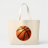 Basketball Grote Tote Bag (Voorkant)