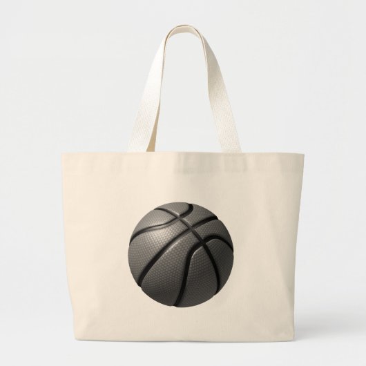 Basketball Grote Tote Bag (Voorkant)