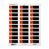 Basketball Grunge Style op de hele dag Etiket (Full Sheet)