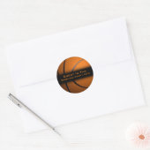 Basketball Guest ID Labels Event Stickers (Envelop)