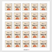 Basketball Guest Names 2" Sticker (Vel)