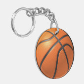 Basketball Gym Bag ID LABEL of rugzak Sleutelhange Sleutelhanger (Voorkant Links)