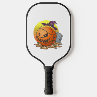 Basketball Halloween Pickleball Paddle
