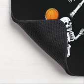 Basketball Halloween Skeleton Dunking Dribble Boys Muismat (Hoek)