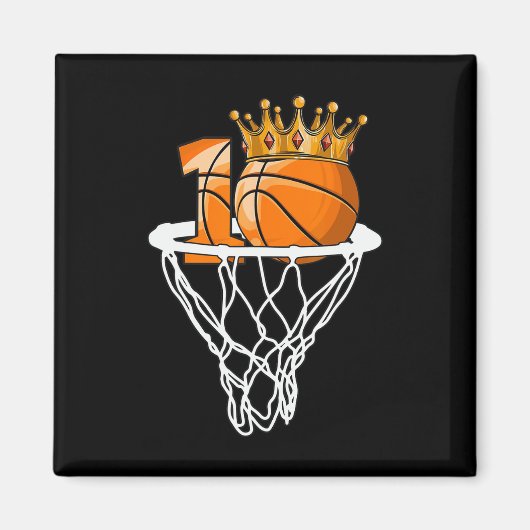 Basketball Happy 10th Birthday Boy Bball 10 Years  Magneet (Voorkant)