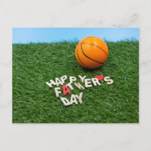 Basketball Happy Vaderdag-kaart Briefkaart